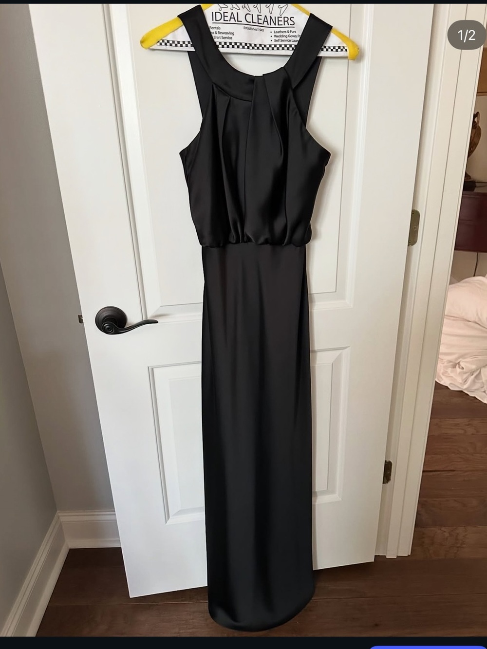 Calvin Klein Black Sleeveless Maxi Dress